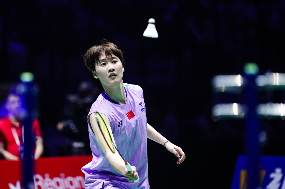 [图]陈雨菲获得羽毛球世锦赛女单亚军